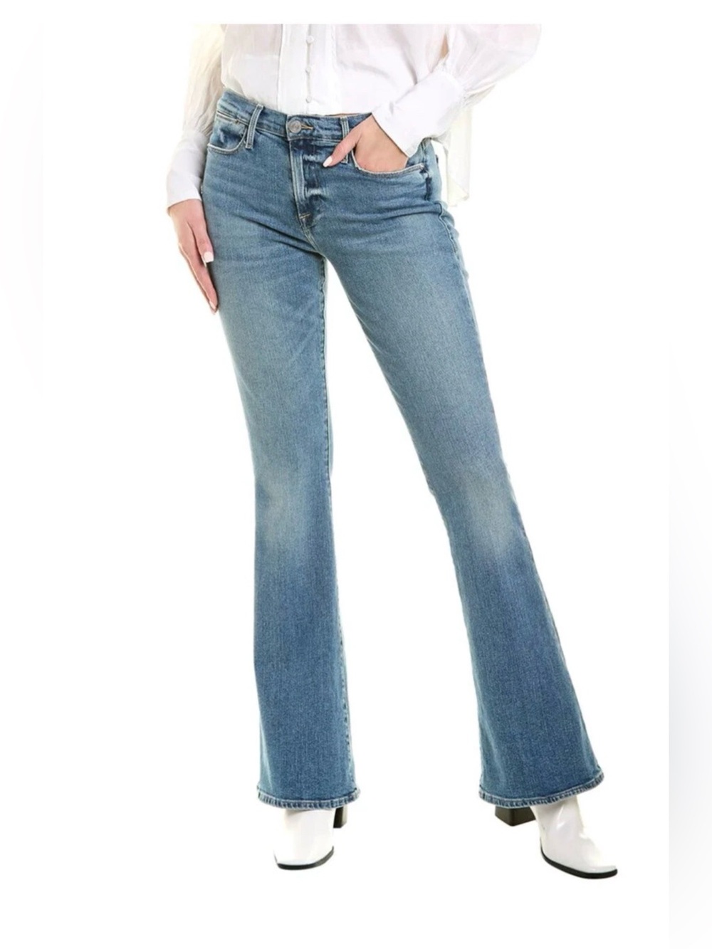 FRAME Le High Flare Size 25 color Cairo